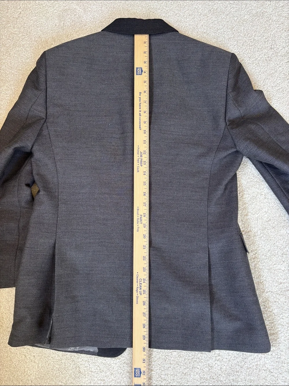 Burberry London Milbury Virgin Wool Gray Luxury Blazer Suit Coat 2 Button Men 52